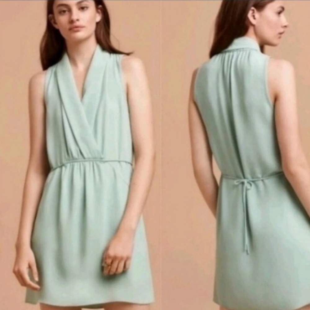Aritzia Wilfred Sabine mint dress in size small